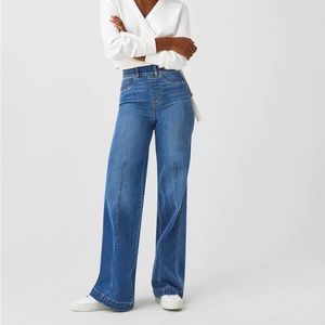 Seamed Front, Wide Leg Jeans SPANX, Large